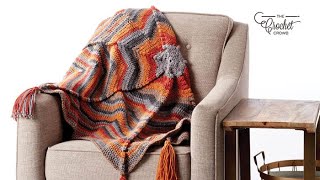 Crochet Radiating Star Blanket | EASY | The Crochet Crowd