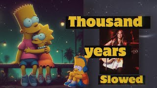 A Thousand Years - Christina Perri  ( Slowed + Reverb )  Piano | Sad Version |#thousandyears