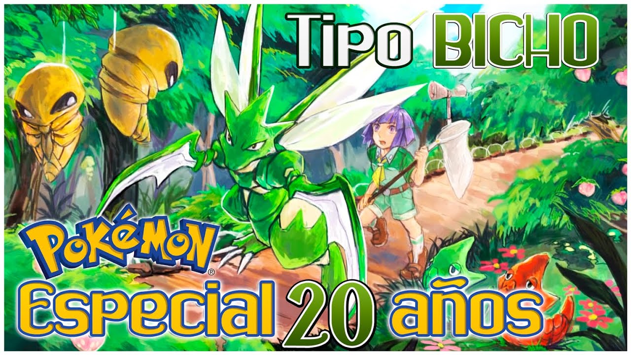 Especial Tipo BICHO - ANIMACIÓN (20 Años Pokémon) - YouTube