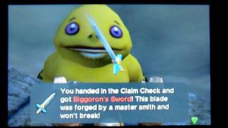 Ocarina Of Time 3Ds Biggorons Sword