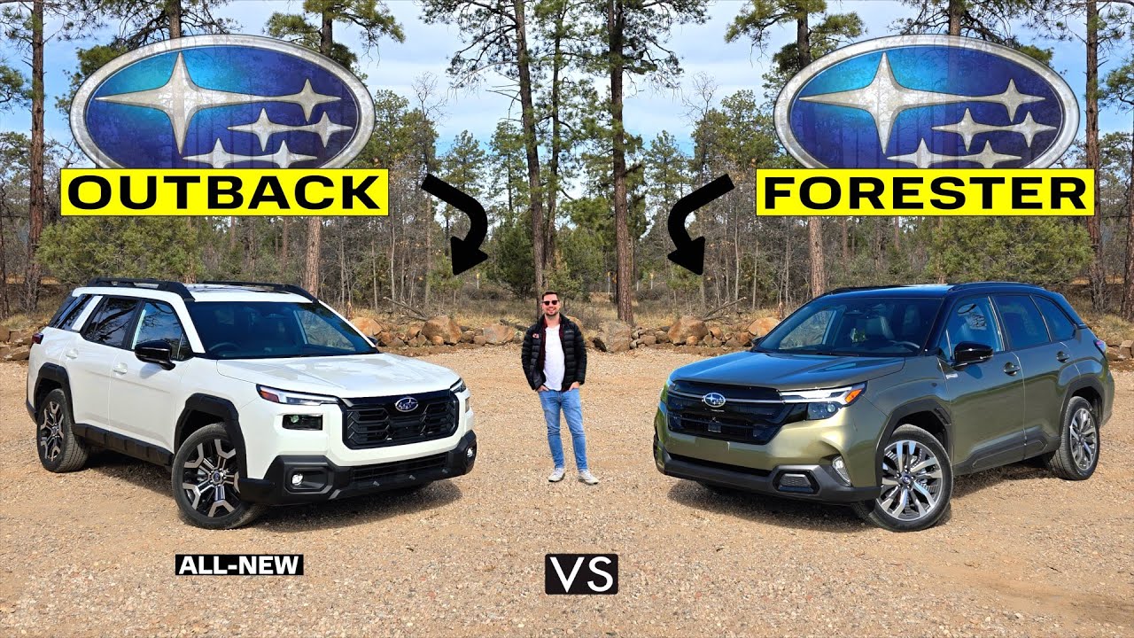 BEST SUBARU SUV?? -- NEW 2026 Subaru Outback vs. Subaru Forester ...