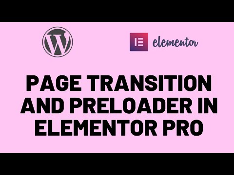 How To Add Page Transition and Preloader in Elementor Pro (Easy Way)
