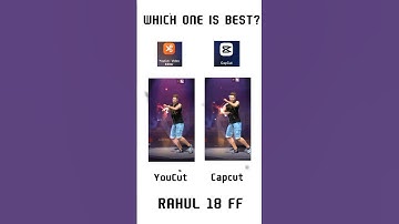 Which one is best 🔥// YouCut vs CapCut, ff edit tutorial, lobby edit ff #shorts​