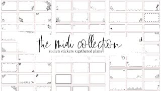 I Collaborated with Sadie&#39;s Stickers! | The Midi Collection | Sadie&#39;s Stickers x Gathered Plans