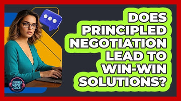 Does Principled Negotiation Lead To Win-Win Solutions?