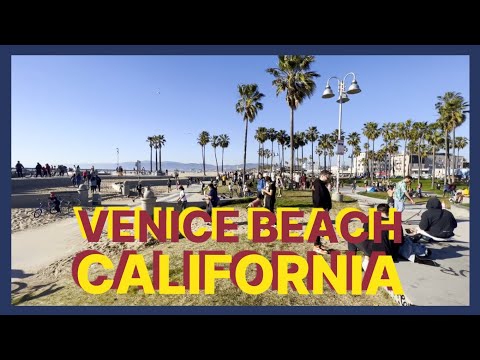 VENICE BEACH | Walking Tour | USA Travel | Winter 2022 | HD