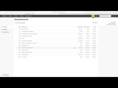 Steuertipps: Kontenübersicht lexoffice