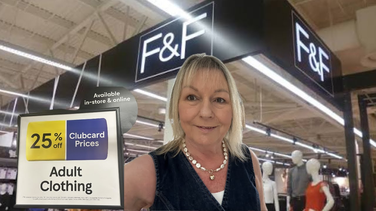 F & F TESCO 25% off adult clothing