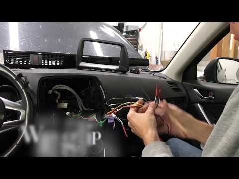 Mazda CX5 Custom Radio install