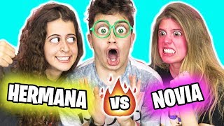 HERMANA vs NOVIA!! **SE ENFADAN** (Quién me conoce mejor?  Inés vs Laia Oli)