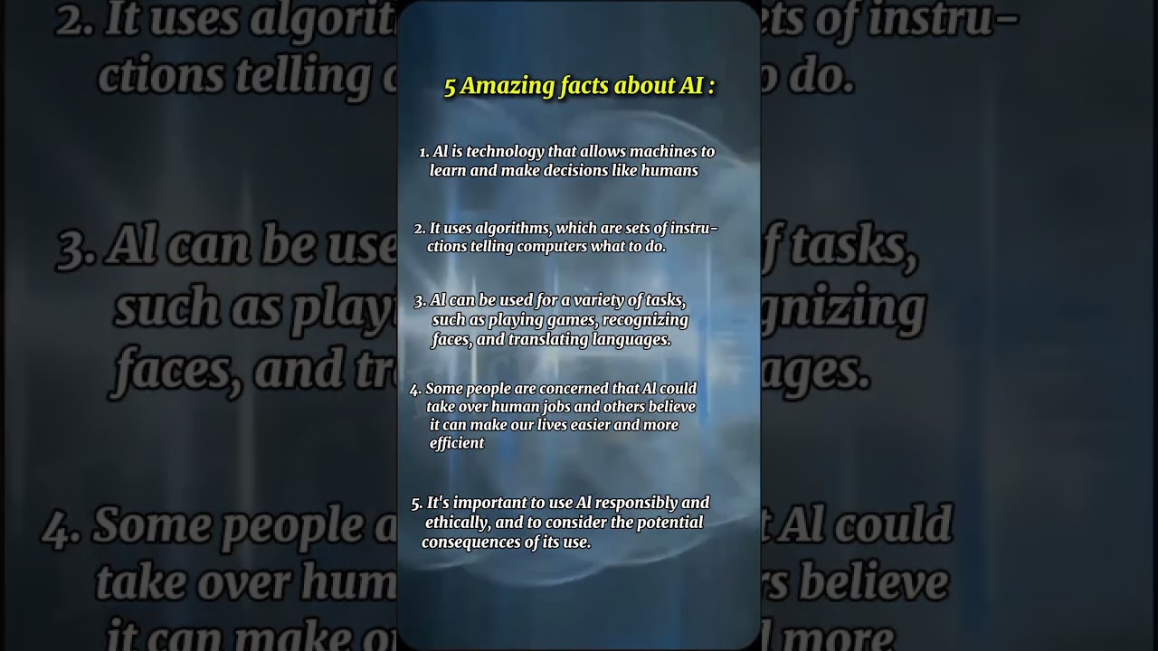 5 Amazing facts about AI