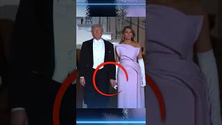 Melania Trump pushed Trump's hand away during a state dinner with King Charles