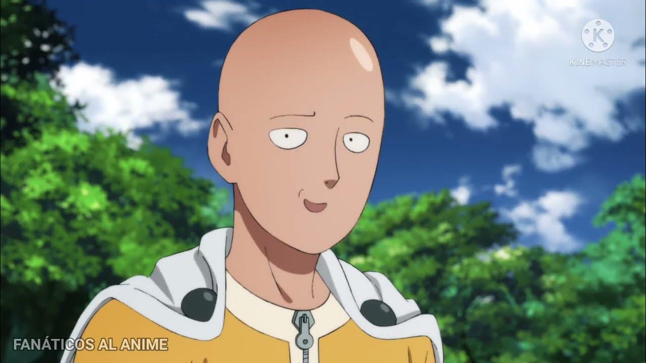 Saitama vs garou Español latino  saitama one punch man capitulo 3