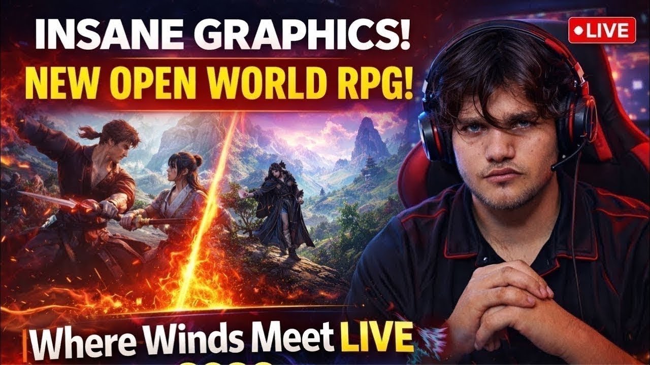 Where Winds Meet LIVE 🔥 Insane Combat & Open World Gameplay (Ultra Graphics)