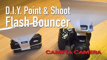 DIY Flash Bouncer for Point-and-Shoot Cameras