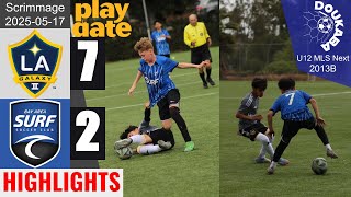 LA Galaxy 13B II 7-2 Bay Area Surf 13B Pre-MLS | Scrimmage | 2025-05-17 | HL