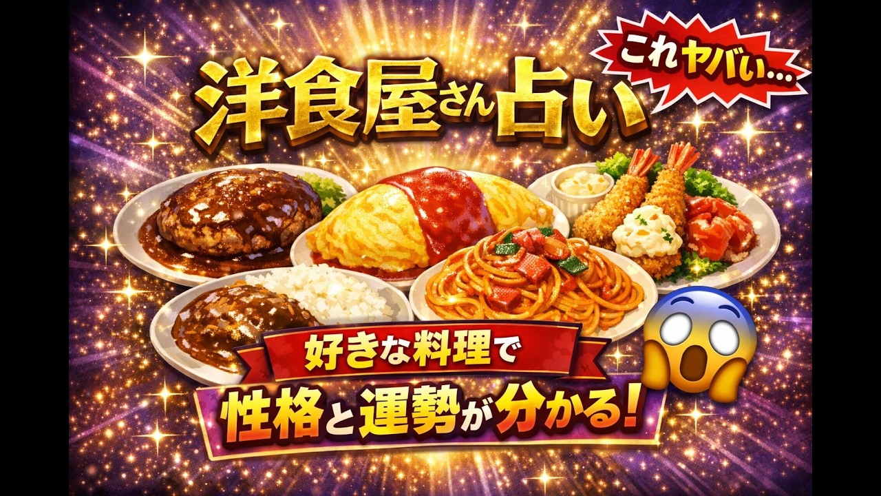 洋食屋さん占い。好きな料理で分かる性格と運勢