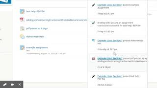 How students find notifications in Schoology
