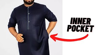 How to sew inner side pocket on senator outfit step by step screenshot 5