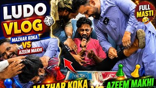 Mazhar Koka vs Azeem Makhi | Ludo Mein Zordaar Takkar 🤣 | Full Funny Vlog screenshot 3
