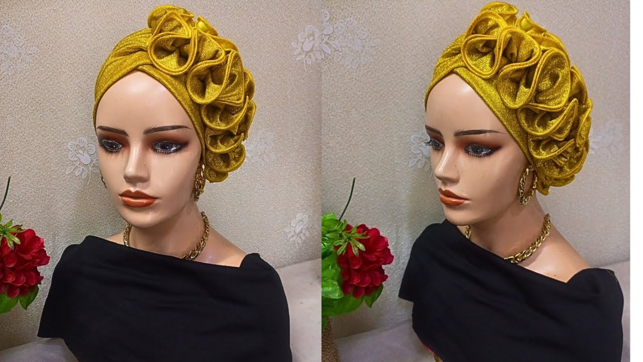 How To Make A Ruffles Design For Your Turban Cap ( Ruffles Design) 