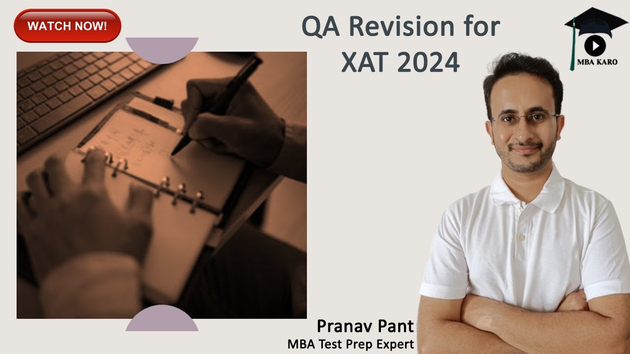 QA Marathon for XAT 2024 | The Best Revision for XAT 2024 | Amazing ...