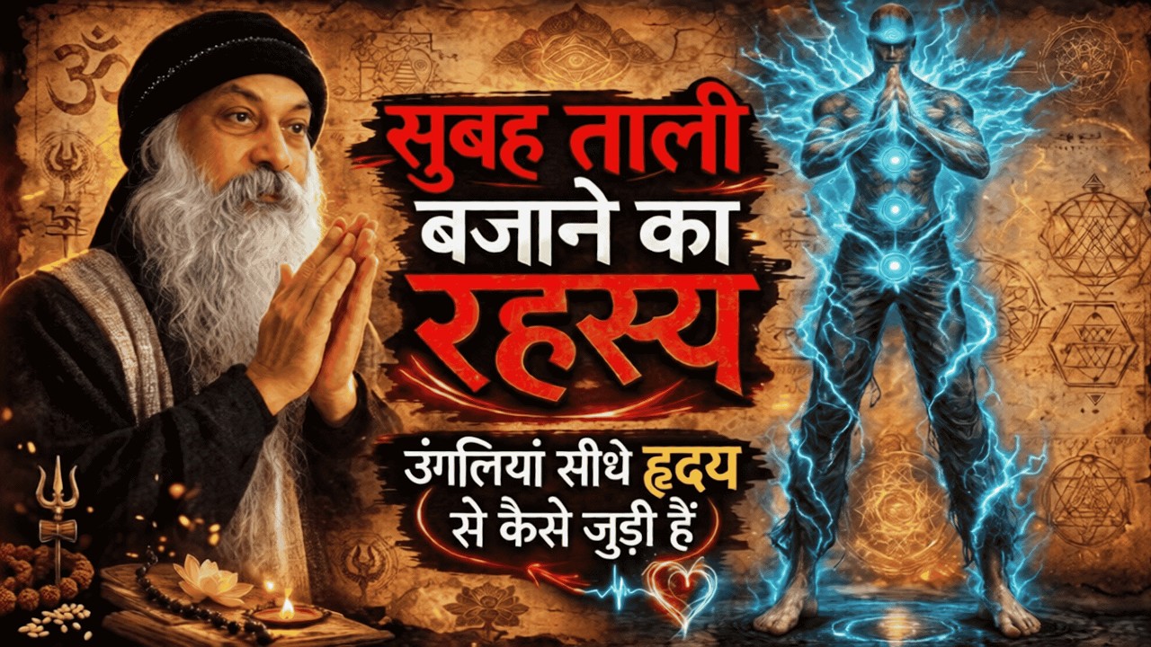 OSHO - रोज 5 मिनट ताली बजाओ – दिमाग तेज, शरीर स्वस्थ | Clapping Therapy Ayurveda | Osho Hindi Speech