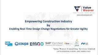 EPC & Construction Industry Solution: Handling Design Changes, Commercial & Supply Chains Processes