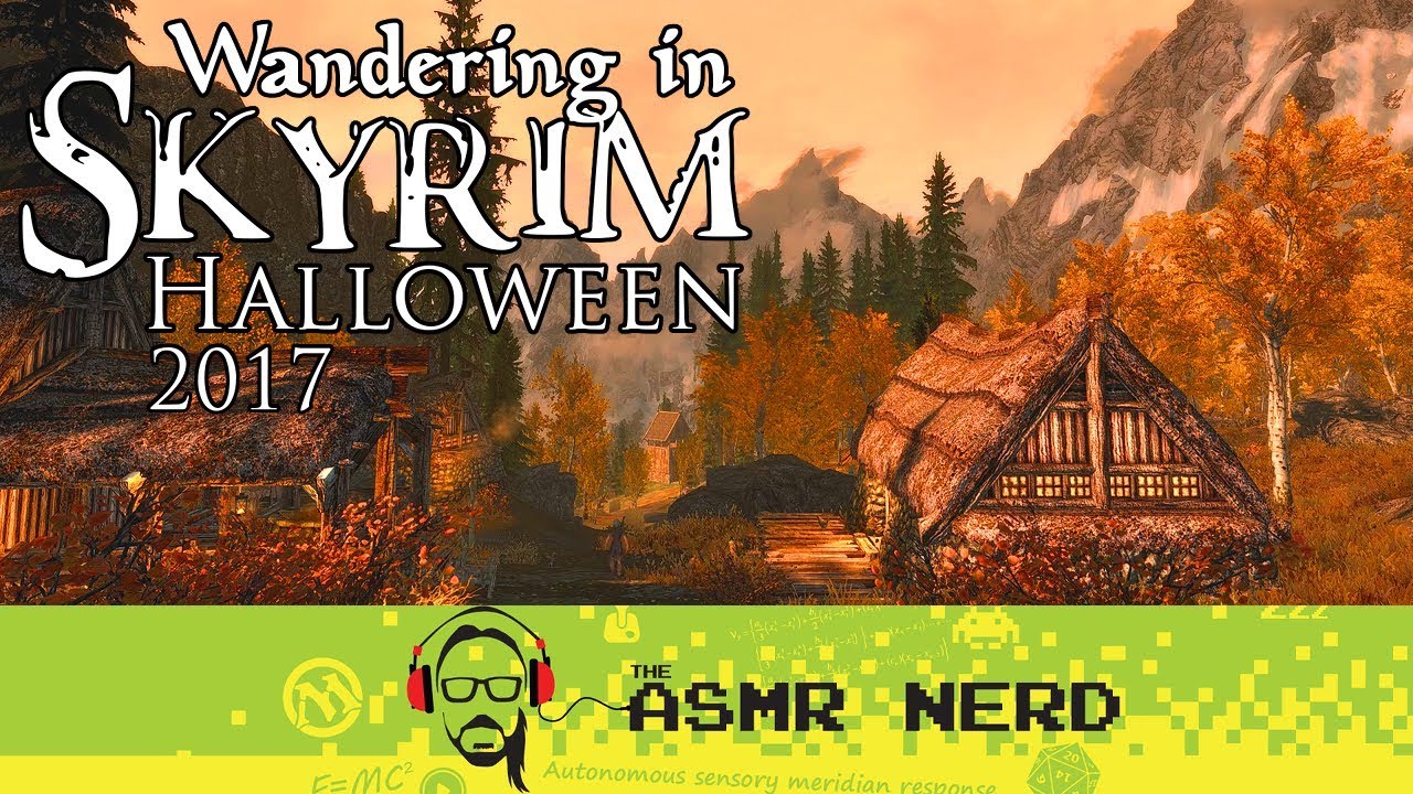 ASMR WHISPER | Wandering in Skyrim | Halloween 2017