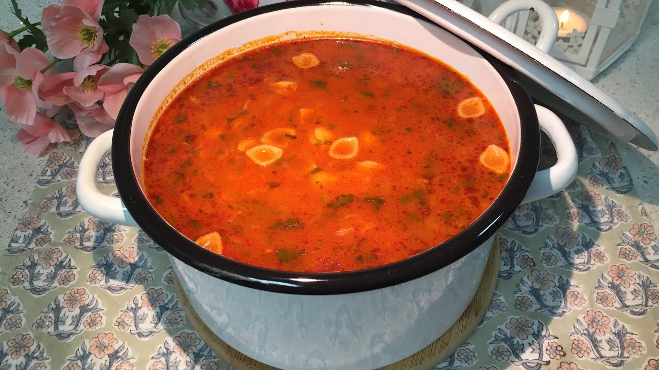 מרק אטריות אדום, ממש טעים