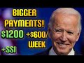 DOUBLE PAYMENTS! Second Stimulus Check Update + $2400 SSI SSDI + $600 Unemployment Benefits