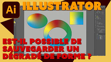 Comment enregistrer un dégradé sur Illustrator ?