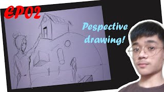 EP02: How to Draw PERSPECTIVE! (important skill for semi-beginners)