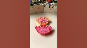 Asmr Satisfying Pink Beads Reverse Video Shorts #shorts