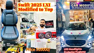 Swift 2025 LXI Modified to Top in Budget|Maruti Swift Bsae Model Modified