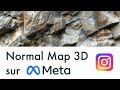 Tutoriel 3d  comment crer une image normal map 3d en franais  sur instagram