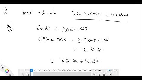 Find the minimum and maximum values of 3 sin^2x – 2 cos^2x + 9