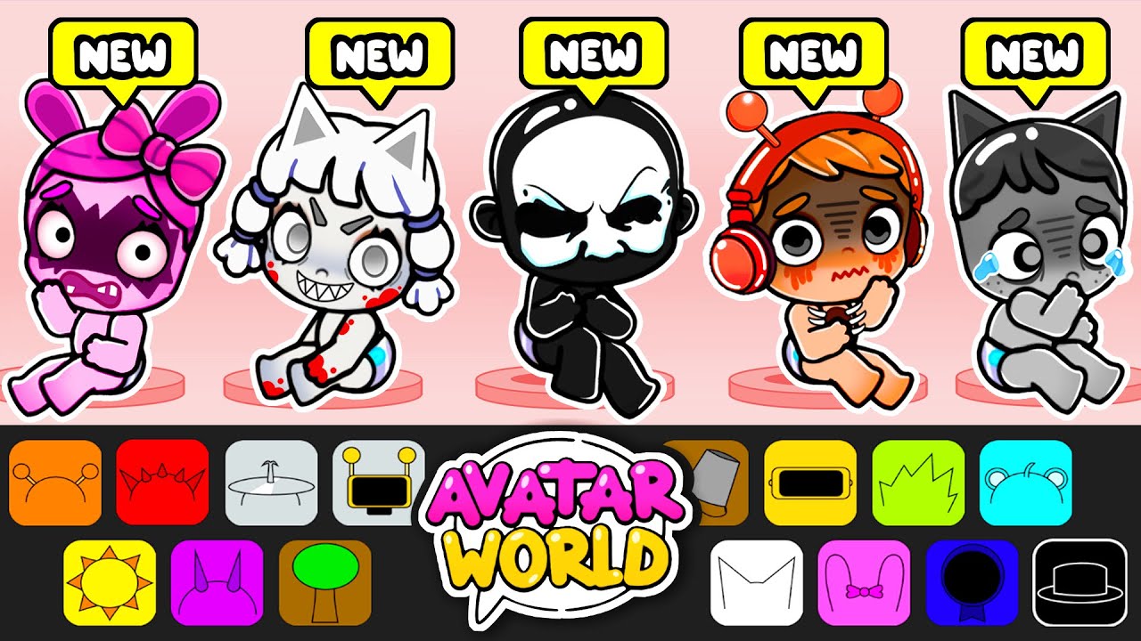 Kembar Lima Sprunki Terpisah Sejak Lahir! Cerita Sedih Bayi Sprunki Incredibox Di Avatar World