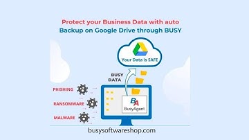 How to use Busy Agent (Busy Automatic Backup) | Busy Auto Backup to Google Drive