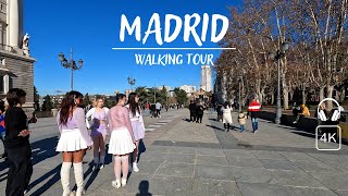 Madrid, Spain  City Walking Tour  Immersive Sound [4K  50 FPS]