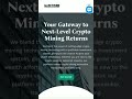 mashminer.xyz is highly fraudulent and deceptive. #scamadviser #btc #minning #trading