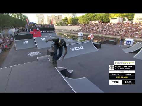 Diaby Diako | 1st place - WS Roller Freestyle Park World Cup Men Final | #FISEMontpellier 2022