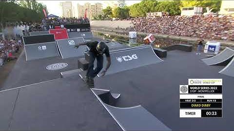 Diaby Diako | 1st place - WS Roller Freestyle Park World Cup Men Final | #FISEMontpellier 2022