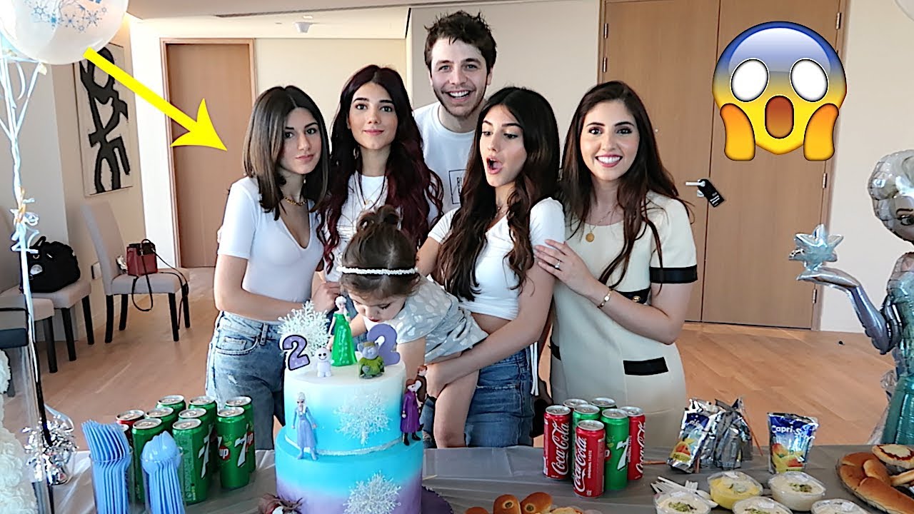 أخواتي البنات قابلوا ميلا لأول مرة  😱😳