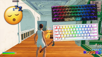 HyperX Alloy Origins 60 vs Razer Huntsman Mini 😴 Fortnite Keyboard Sounds Gameplay
