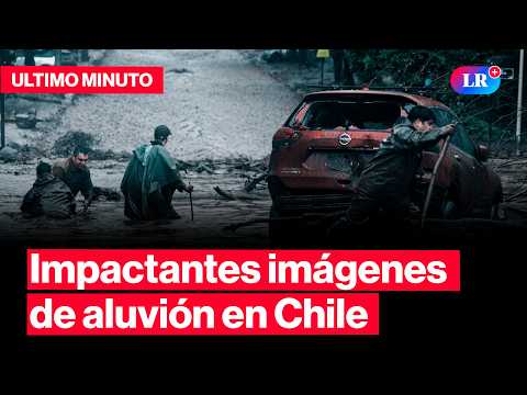 Así fue el terrible aluvión en Las Condes, Chile #LR