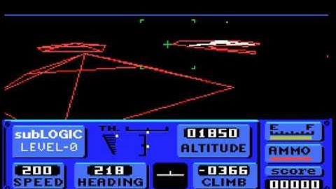 subLOGIC Flight Simulator with Torpedo Attack for MSX