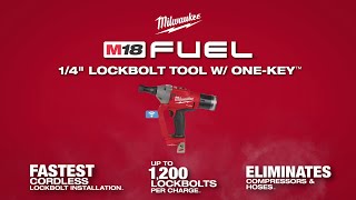 Milwaukee® M18 FUEL™ 1/4" Lockbolt Tool w/ ONE-KEY™ screenshot 5