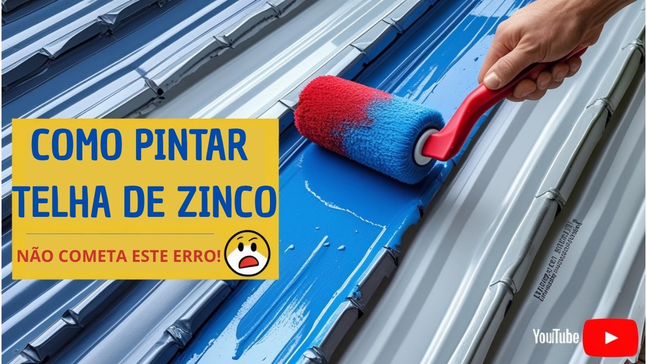 Como Pintar Telha de Zinco - Não Cometa este erro!