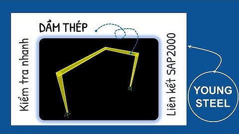 YOUNG STEEL | Kiểm tra hàng loạt Dầm thép liên kết với SAP2000